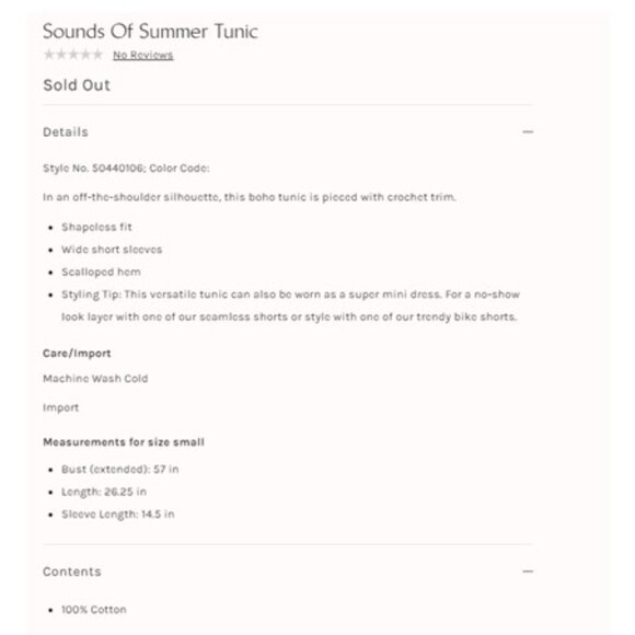 NWT-Free People Sounds of Summer Tunic - M - Picture 6 of 6